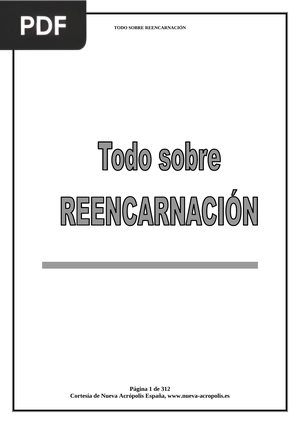 Todos sobre Reencarnación
