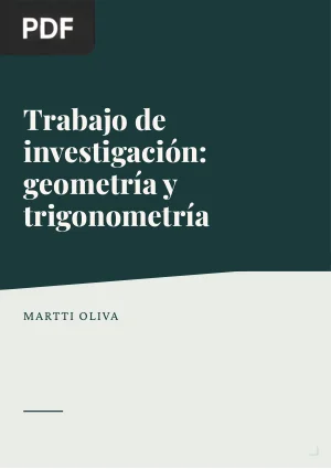 Trabajo de investigación: Geometría y trigonometría