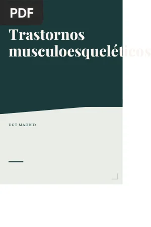 Trastornos musculoesqueléticos: manual informativo