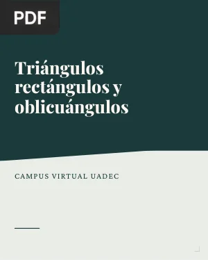 Triángulos rectángulos y oblicuángulos