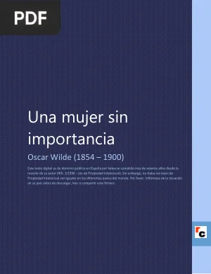 Una mujer sin importancia