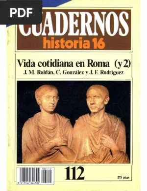 Vida cotidiana en Roma II: sociedad, familia y educación