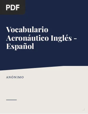 Vocabulario Aeronáutico Inglés - Español